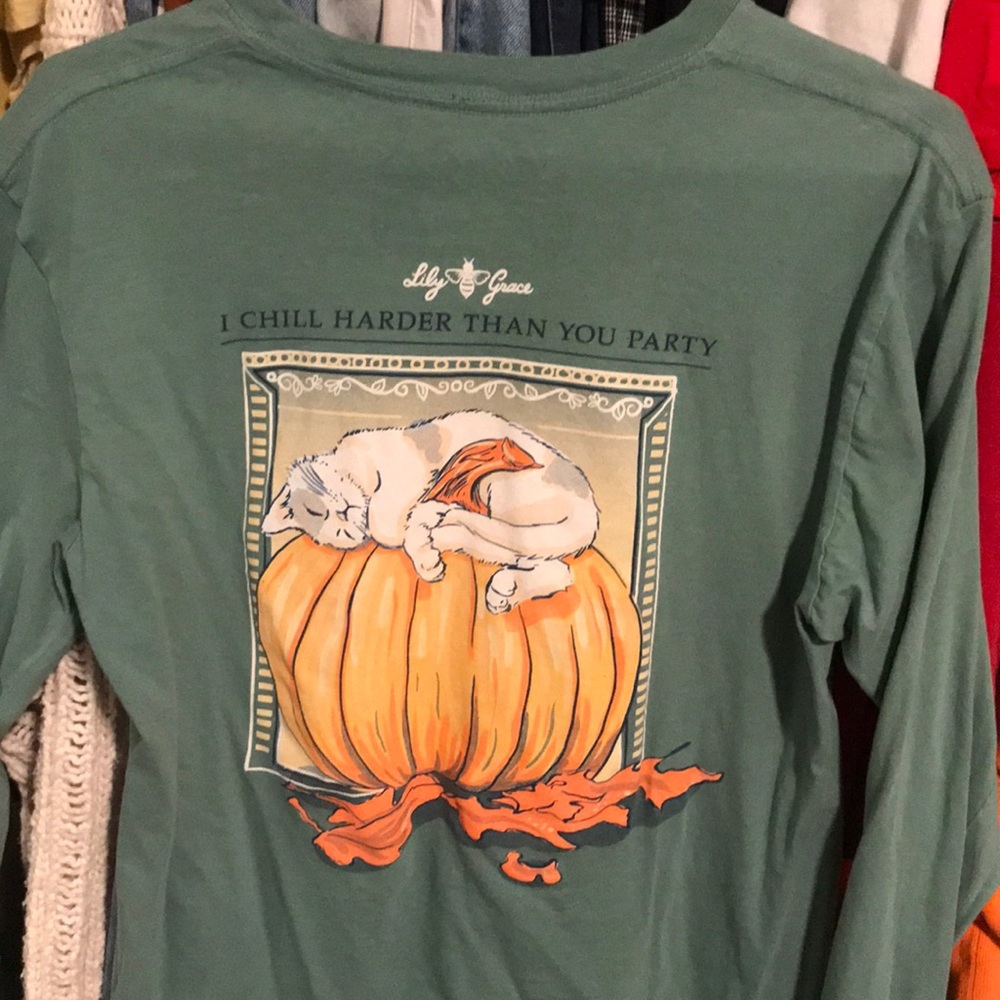 Lily grace green shirt